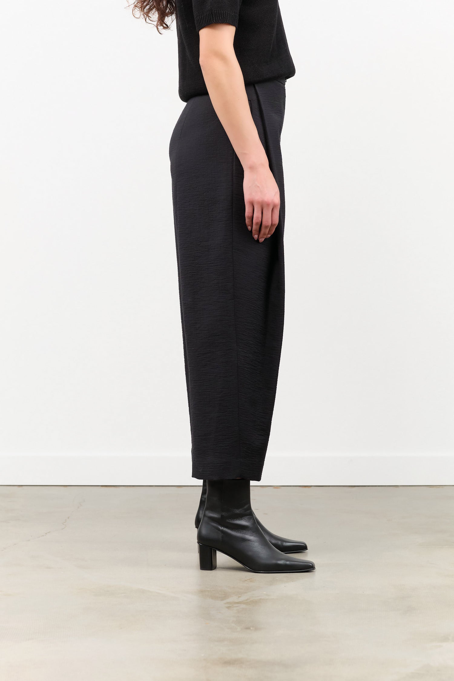 Rachel Comey Designer Brand Pleated Trouser Don Pant in Black