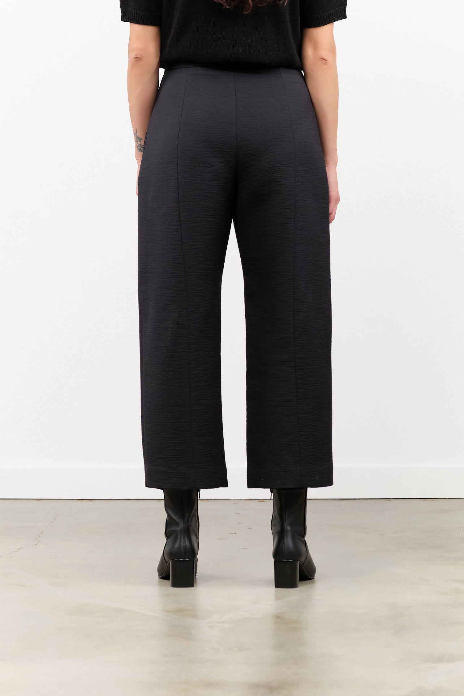 Pleated Trouser Don Pant in Black by Rachel Comey Designer Brand 