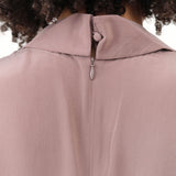 Sleeveless Button Up Blouse Duston Top with Collar in Mauve Purple by Rachel Comey Designer Brand 