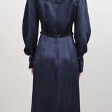 Navy Rachel Comey Fira Long Sleeve Dress 