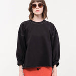 Rachel Comey Apparel Womens Lounge Fond Sweatshirt in Charcoal
