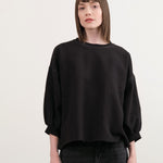 Rachel Comey Apparel Womens Blouses Fond Sweatshirt in Charcoal Charcoal / XS/S