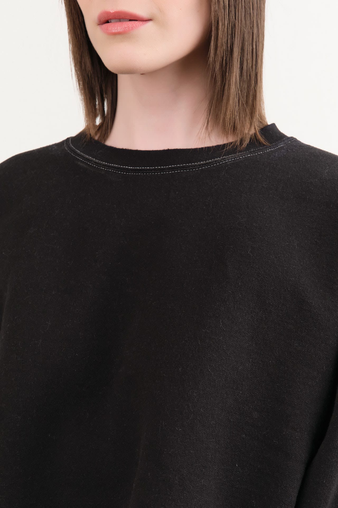Rachel Comey Apparel Womens Blouses Fond Sweatshirt in Charcoal Charcoal / XS/S