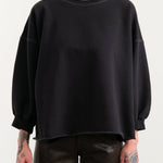 Rachel Comey Apparel Womens Lounge Fond Sweatshirt in Charcoal