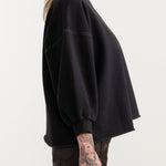 Rachel Comey Apparel Womens Lounge Fond Sweatshirt in Charcoal