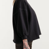 Rachel Comey Apparel Womens Lounge Fond Sweatshirt in Charcoal