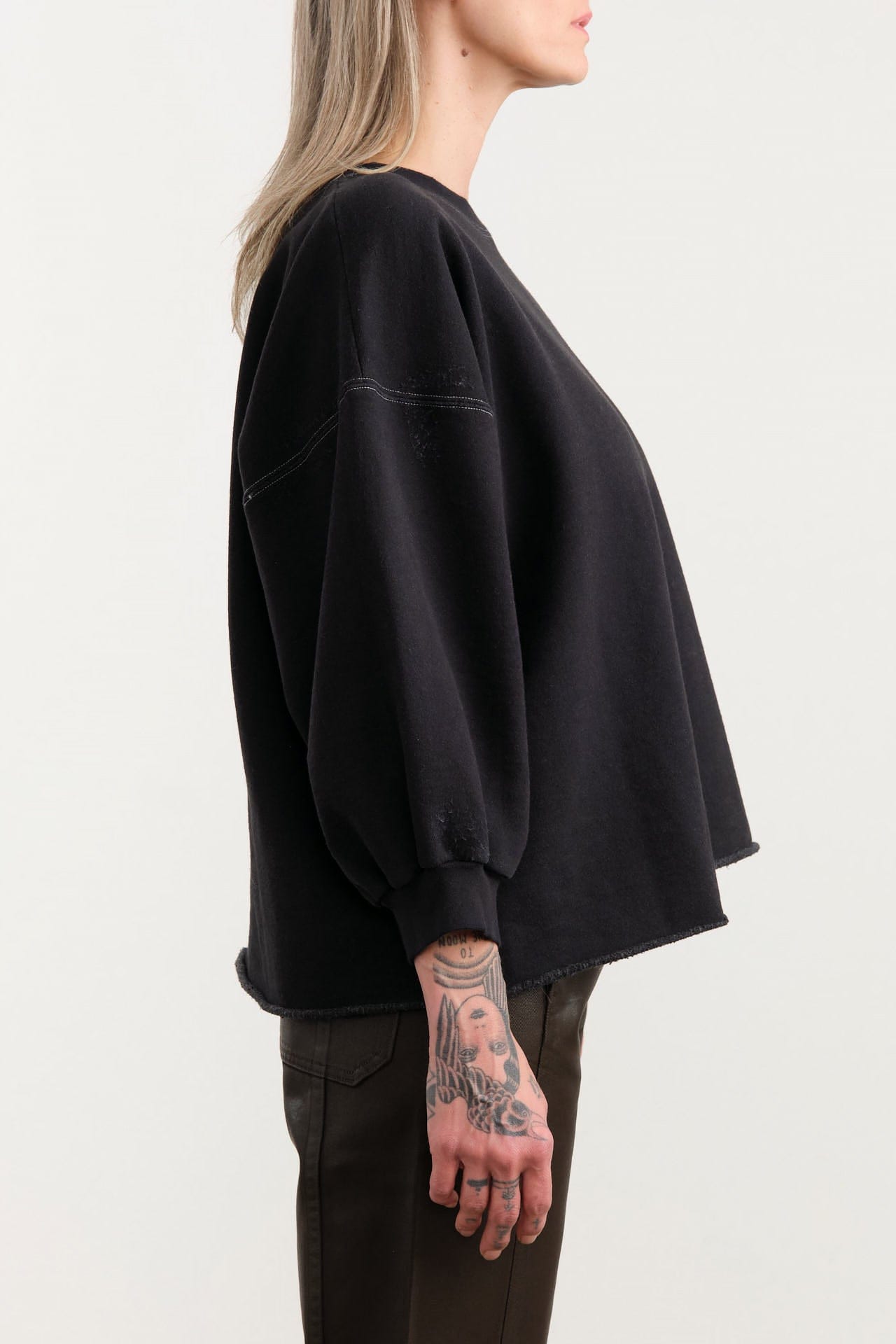 Rachel Comey Apparel Womens Lounge Fond Sweatshirt in Charcoal