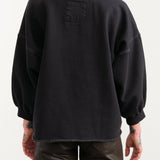 Rachel Comey Apparel Womens Lounge Fond Sweatshirt in Charcoal