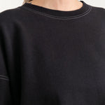 Rachel Comey Apparel Womens Lounge Fond Sweatshirt in Charcoal