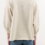 Rachel Comey Apparel Womens Lounge Fond Sweatshirt in Dirty White