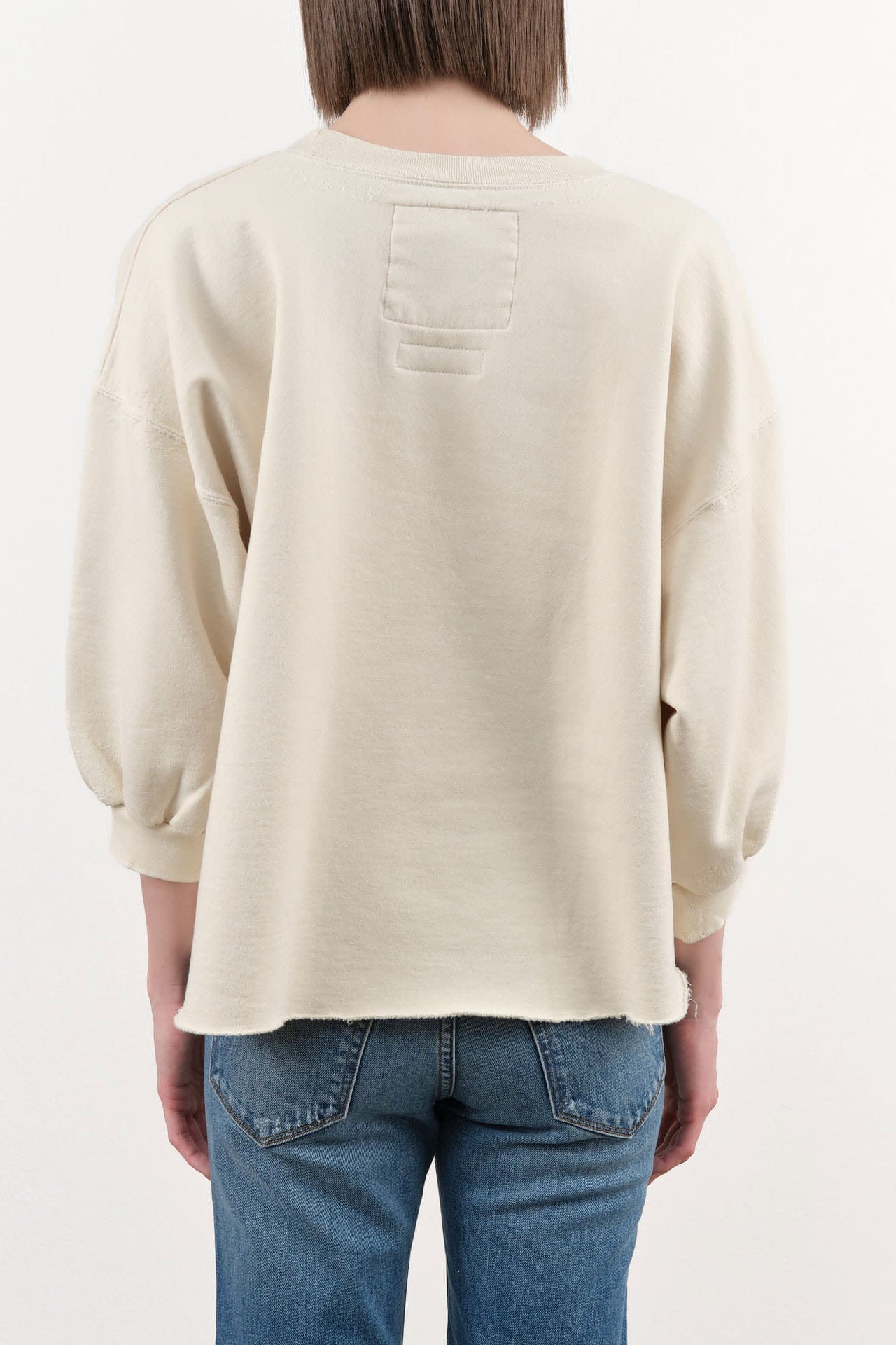 Rachel Comey Apparel Womens Lounge Fond Sweatshirt in Dirty White
