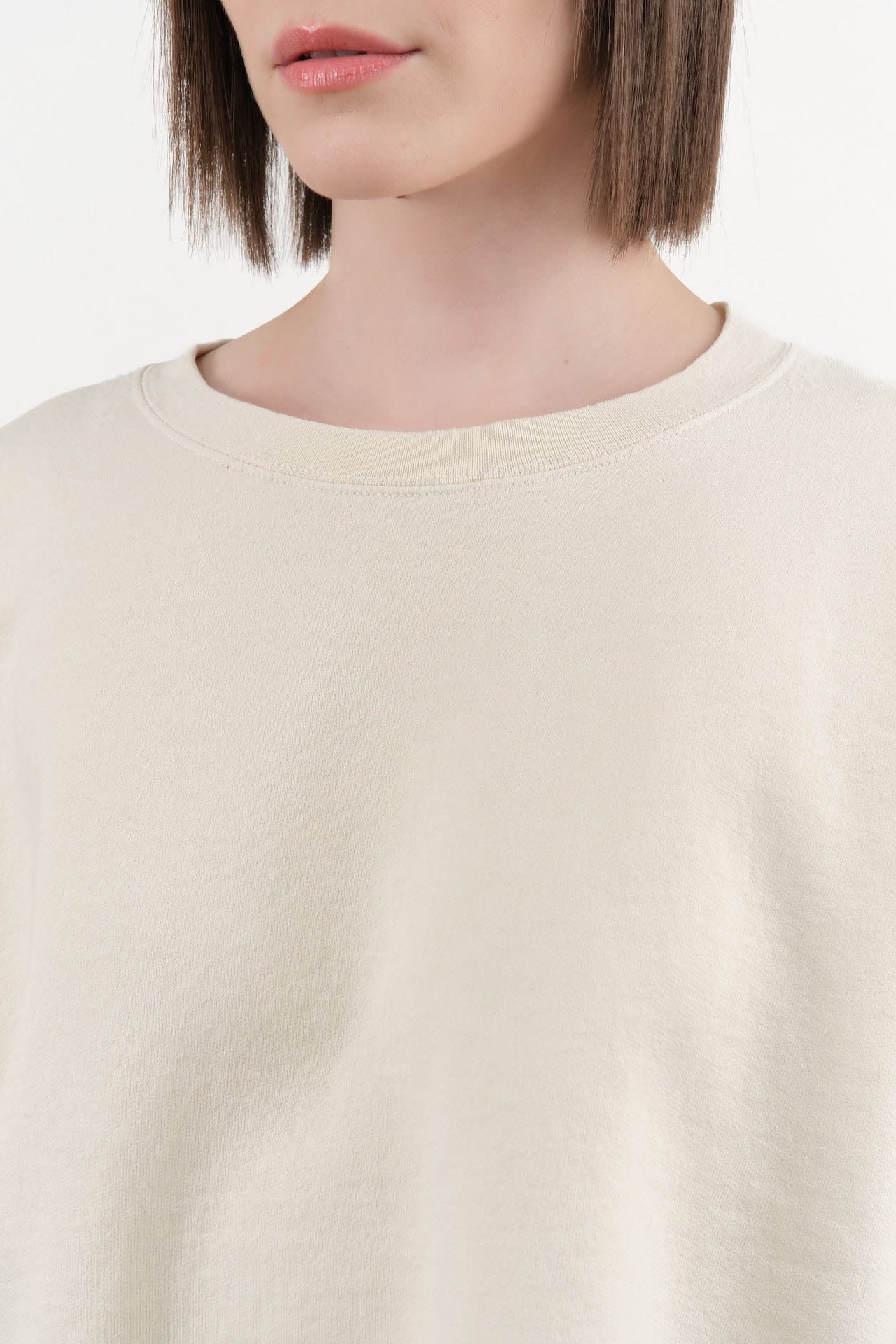 Rachel Comey Apparel Womens Lounge Fond Sweatshirt in Dirty White