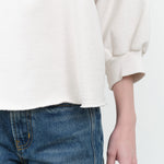 Oversized Dirty White Fond Sweatshirt by Designer Brand Rachel Comey