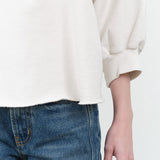 Oversized Dirty White Fond Sweatshirt by Designer Brand Rachel Comey