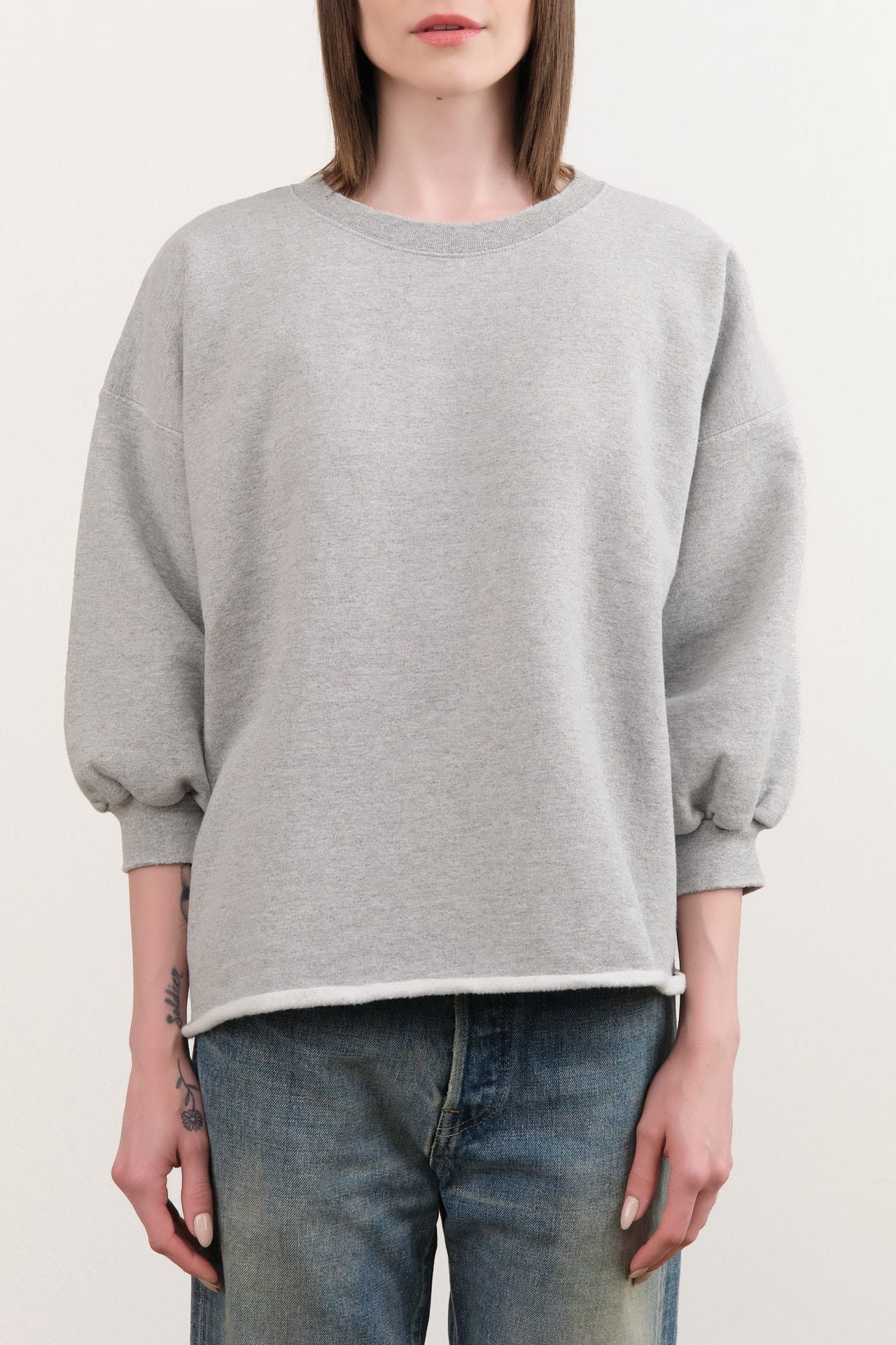 Rachel Comey Apparel Womens Lounge Fond Sweatshirt in Grey