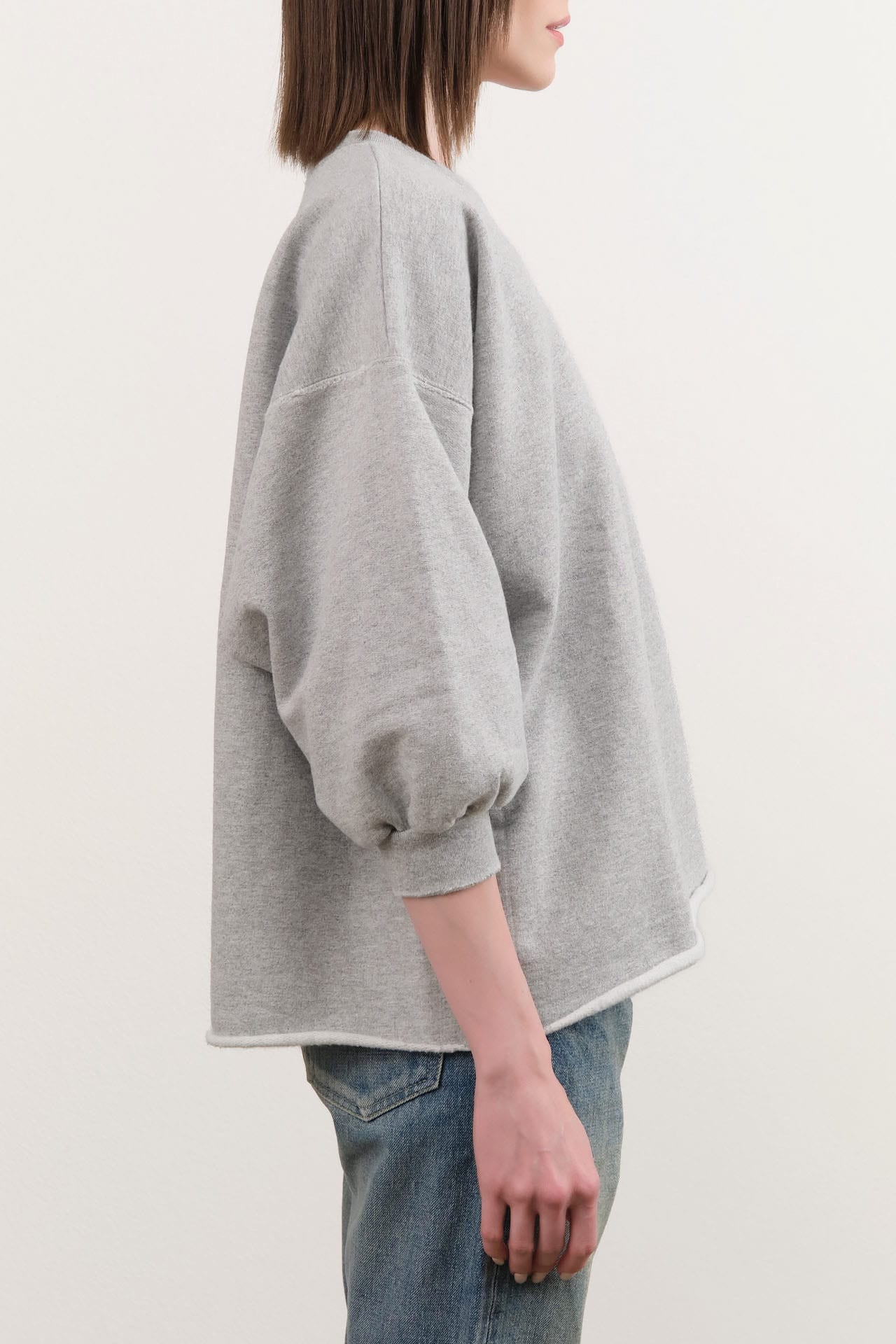 Rachel Comey Apparel Womens Lounge Fond Sweatshirt in Grey
