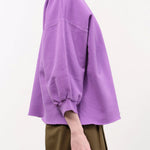 Rachel Comey Apparel Womens Lounge Fond Sweatshirt in Orchid
