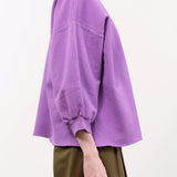 Rachel Comey Apparel Womens Lounge Fond Sweatshirt in Orchid
