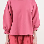 Rachel Comey Apparel Womens Lounge Fond Sweatshirt in Rosebud