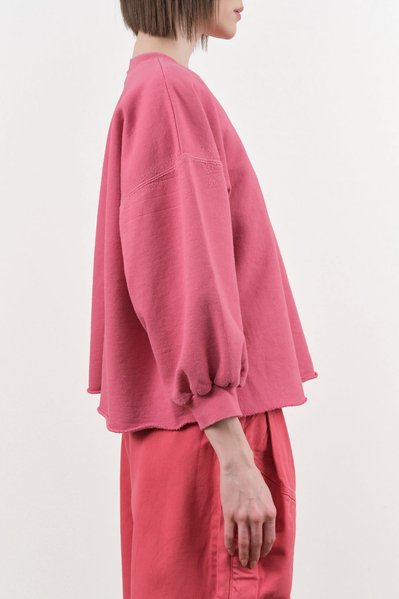 Rachel Comey Apparel Womens Lounge Fond Sweatshirt in Rosebud