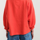 Rachel Comey Apparel Womens Lounge Fond Sweatshirt in Tomato