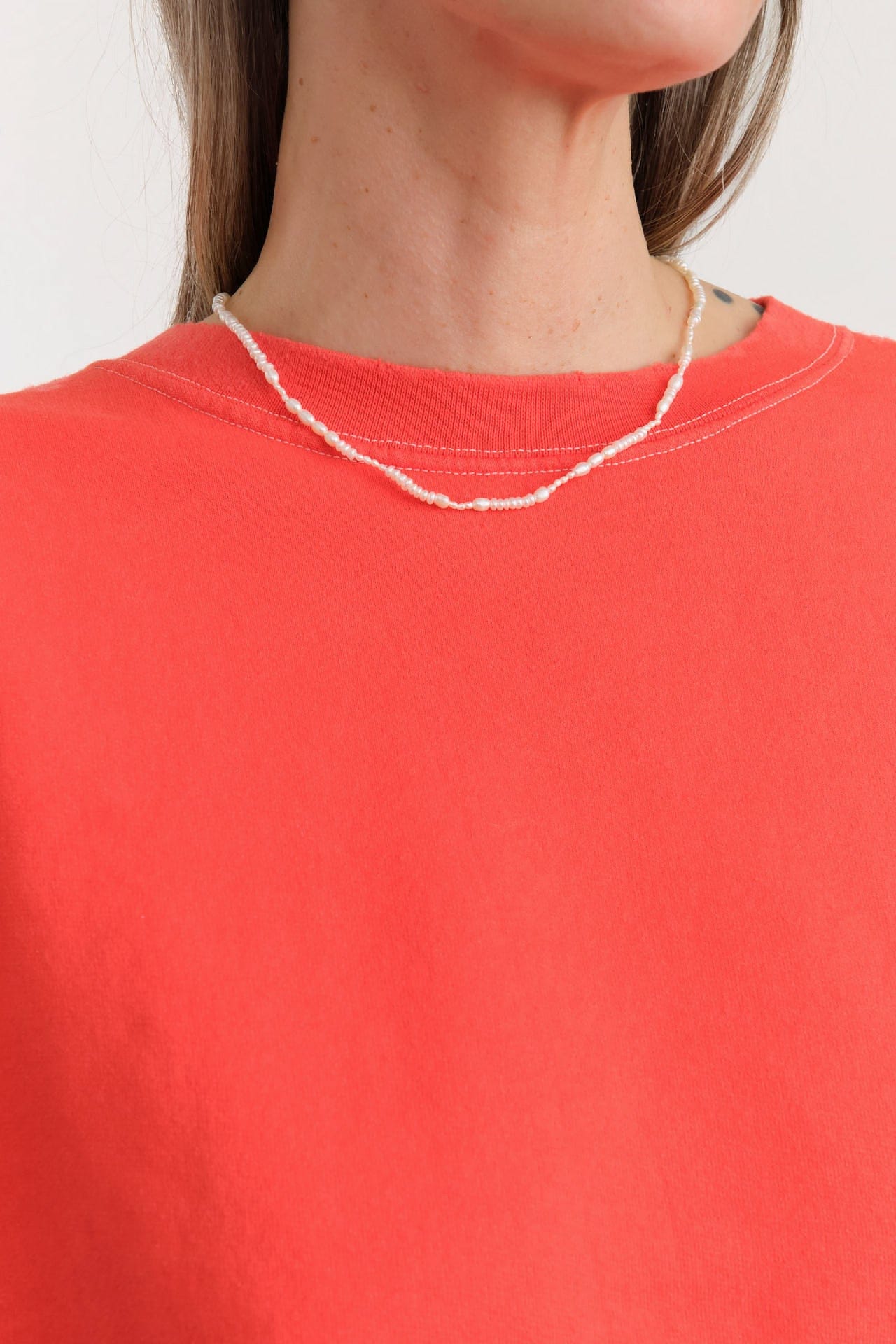 Rachel Comey Apparel Womens Lounge Fond Sweatshirt in Tomato