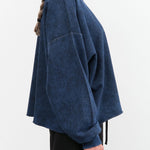 Rachel Comey Apparel Womens Lounge Fonder Sweatshirt in Indigo Indigo / XS/S