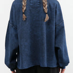 Rachel Comey Apparel Womens Lounge Fonder Sweatshirt in Indigo Indigo / XS/S