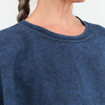 Rachel Comey Apparel Womens Lounge Fonder Sweatshirt in Indigo Indigo / XS/S