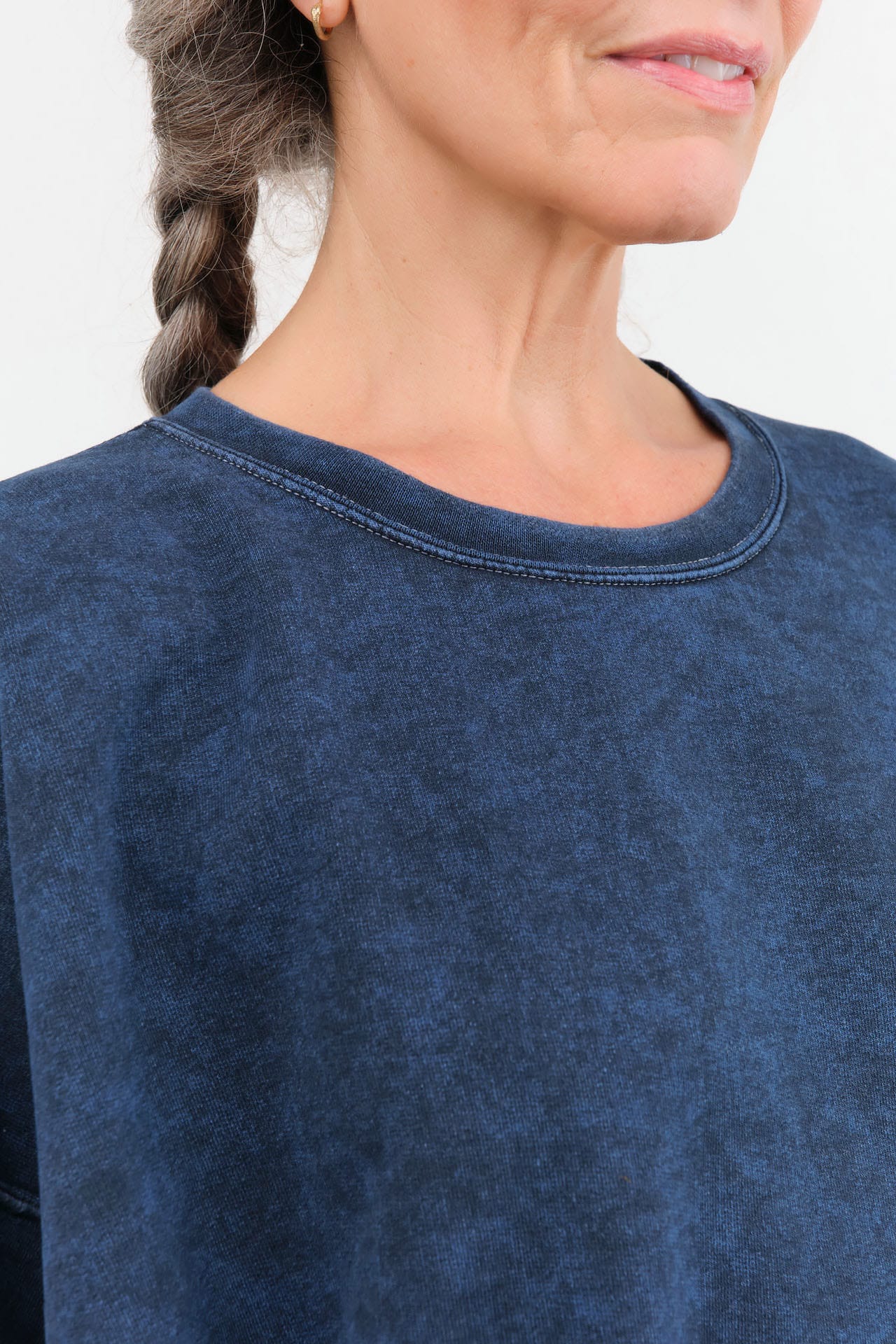 Rachel Comey Apparel Womens Lounge Fonder Sweatshirt in Indigo Indigo / XS/S