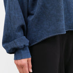 Rachel Comey Apparel Womens Lounge Fonder Sweatshirt in Indigo Indigo / XS/S