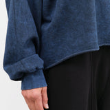 Rachel Comey Apparel Womens Lounge Fonder Sweatshirt in Indigo Indigo / XS/S