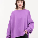 Rachel Comey Apparel Womens Lounge Fonder Sweatshirt in Orchid Orchid / XS/S