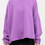 Rachel Comey Apparel Womens Lounge Fonder Sweatshirt in Orchid Orchid / XS/S