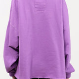 Rachel Comey Apparel Womens Lounge Fonder Sweatshirt in Orchid Orchid / XS/S