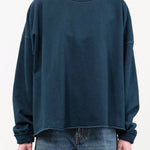 Rachel Comey Apparel Womens Lounge Fonder Sweatshirt in Teal Teal / XS/S