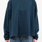 Rachel Comey Apparel Womens Lounge Fonder Sweatshirt in Teal Teal / XS/S