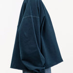 Rachel Comey Apparel Womens Lounge Fonder Sweatshirt in Teal Teal / XS/S