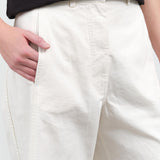 Ecru White Garra Pant by Rachel Comey