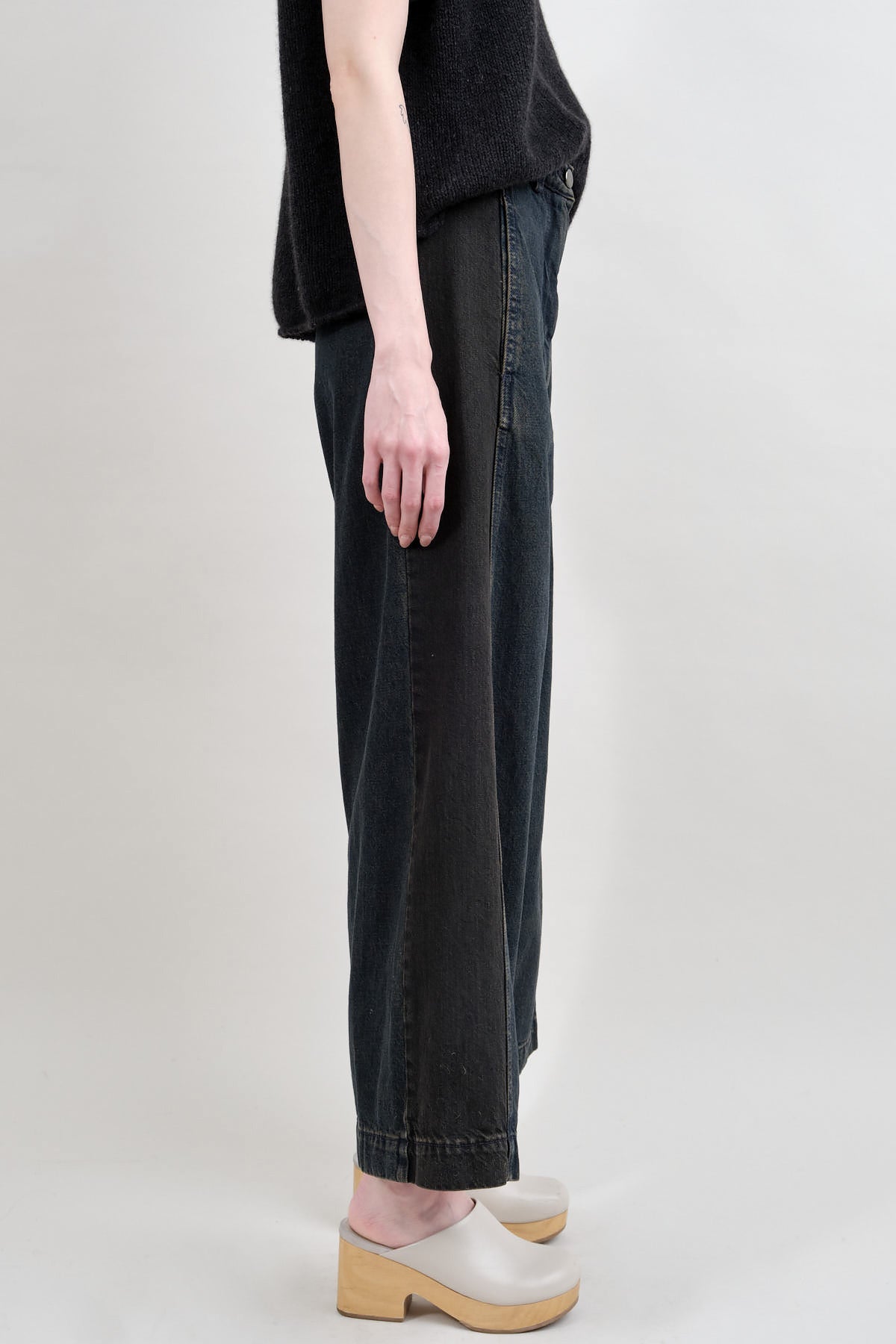 Rachel Comey Garra Pant in Brown Black with Side Panel