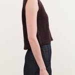 Rachel Comey Apparel Womens Sweaters Relent Top in Chocolate