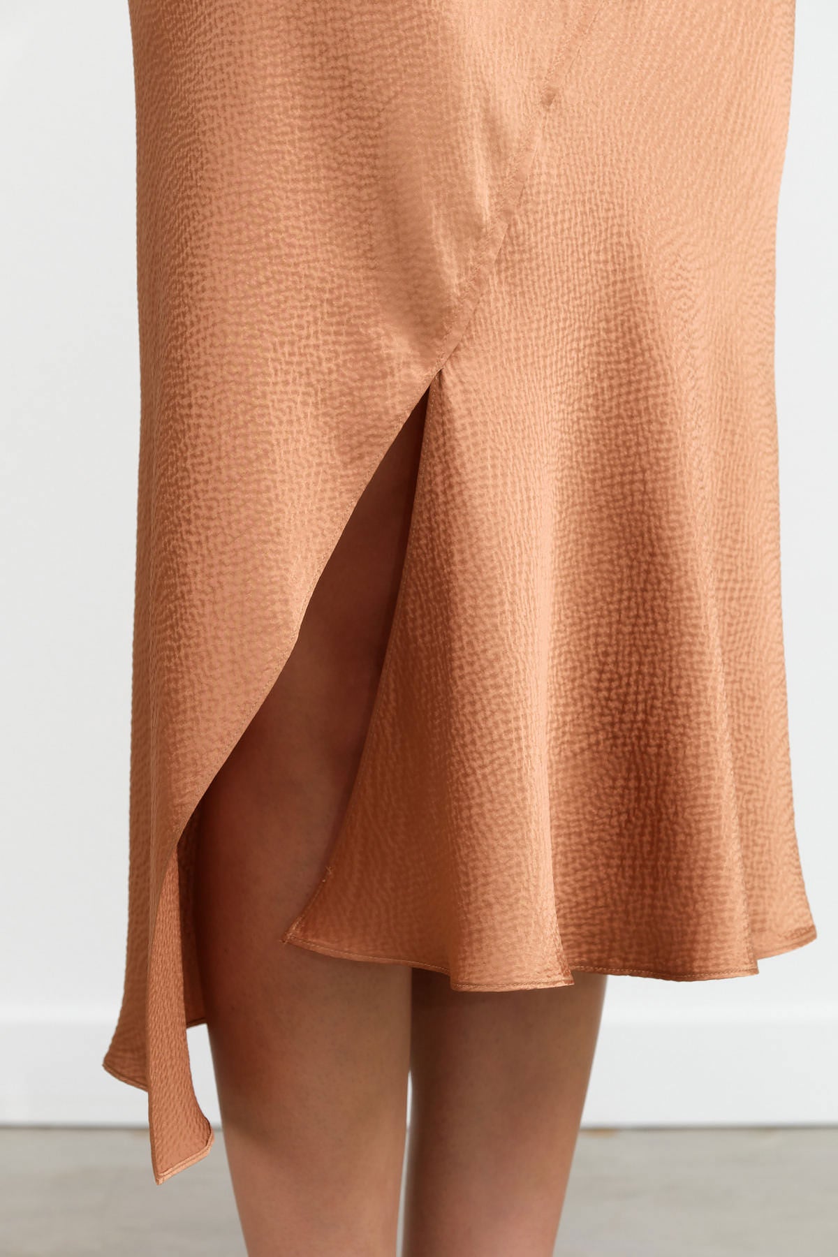 Strap Granger Midi Dress in Desert Gold by Rachel Comey Designer Brand 