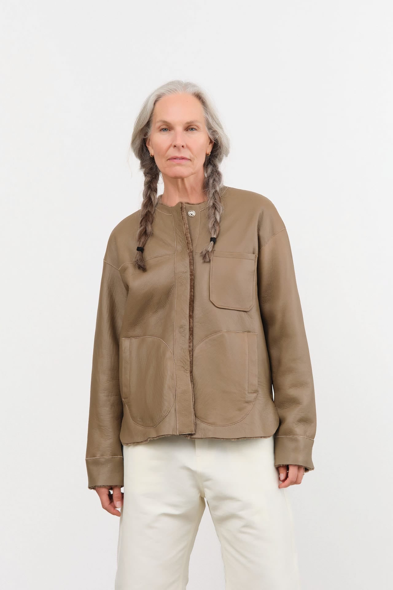 Rachel Comey Apparel Womens Jackets Hill Jacket in Taupe