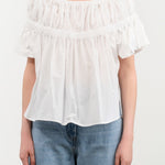 Rachel Comey Apparel Womens Blouses Jenn Top in White