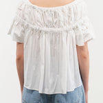 Rachel Comey Apparel Womens Blouses Jenn Top in White