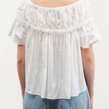 Rachel Comey Apparel Womens Blouses Jenn Top in White