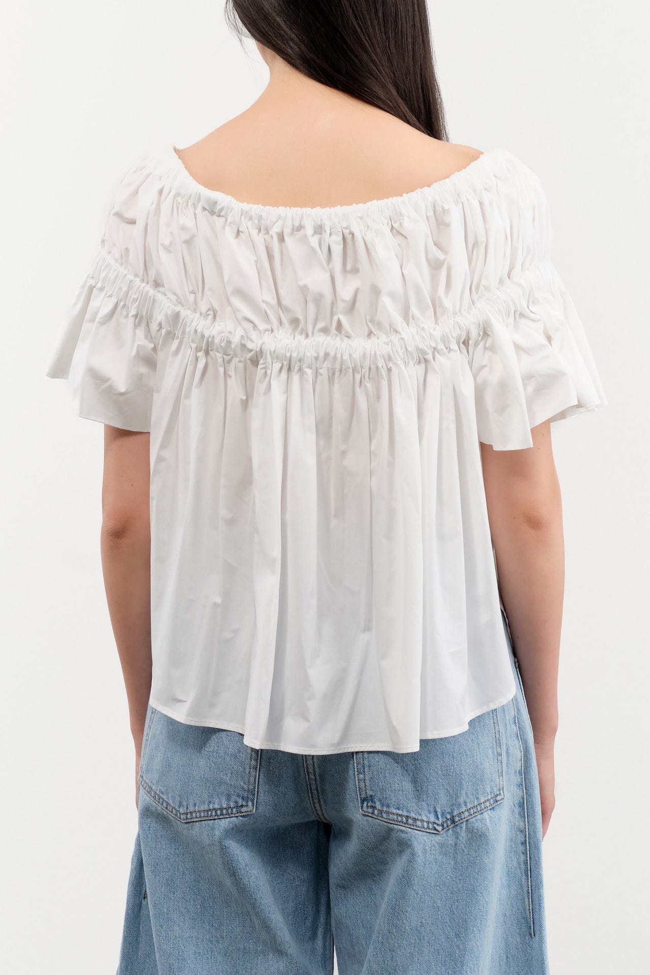 Rachel Comey Apparel Womens Blouses Jenn Top in White