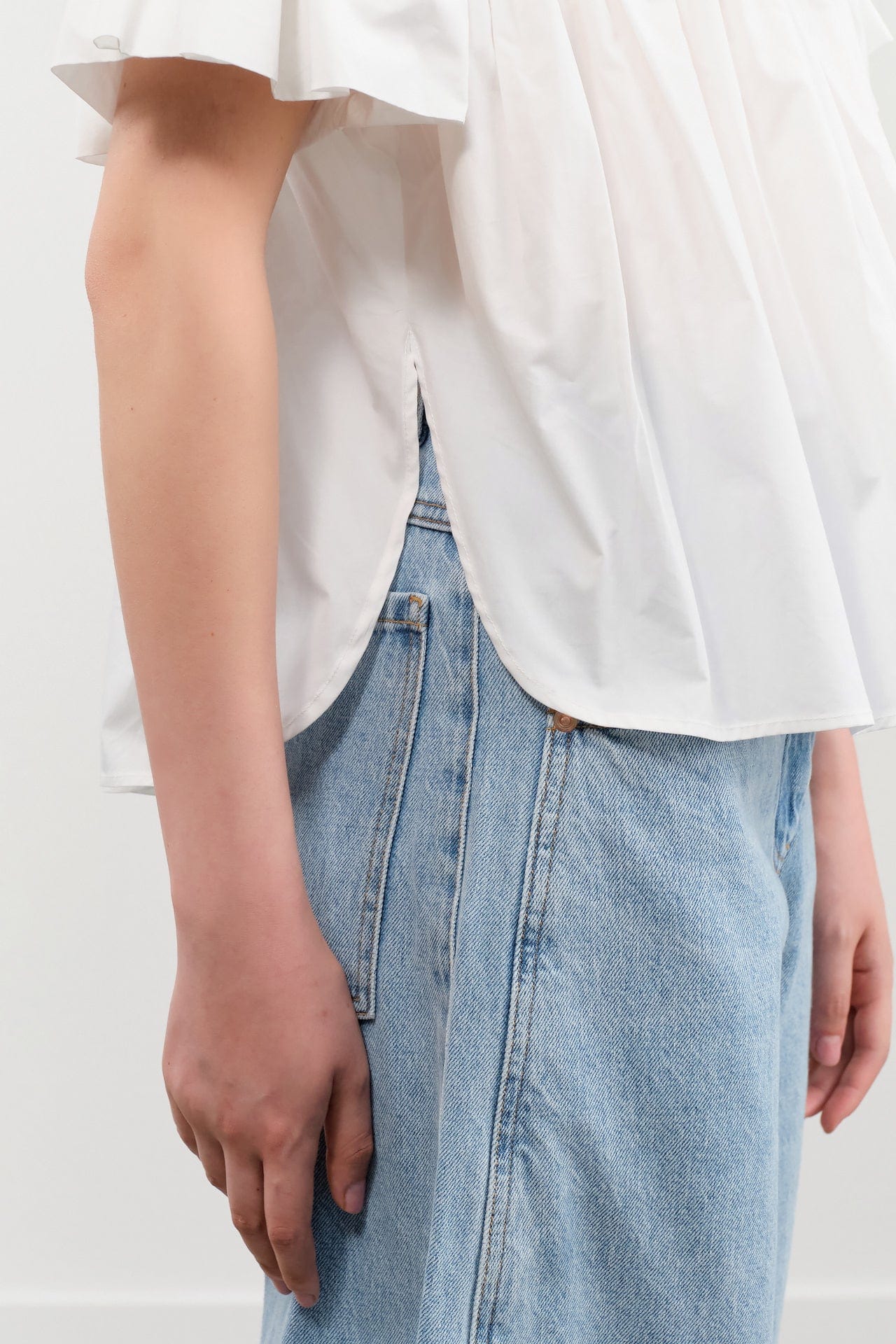 Rachel Comey Apparel Womens Blouses Jenn Top in White
