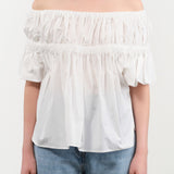 Rachel Comey Apparel Womens Blouses Jenn Top in White