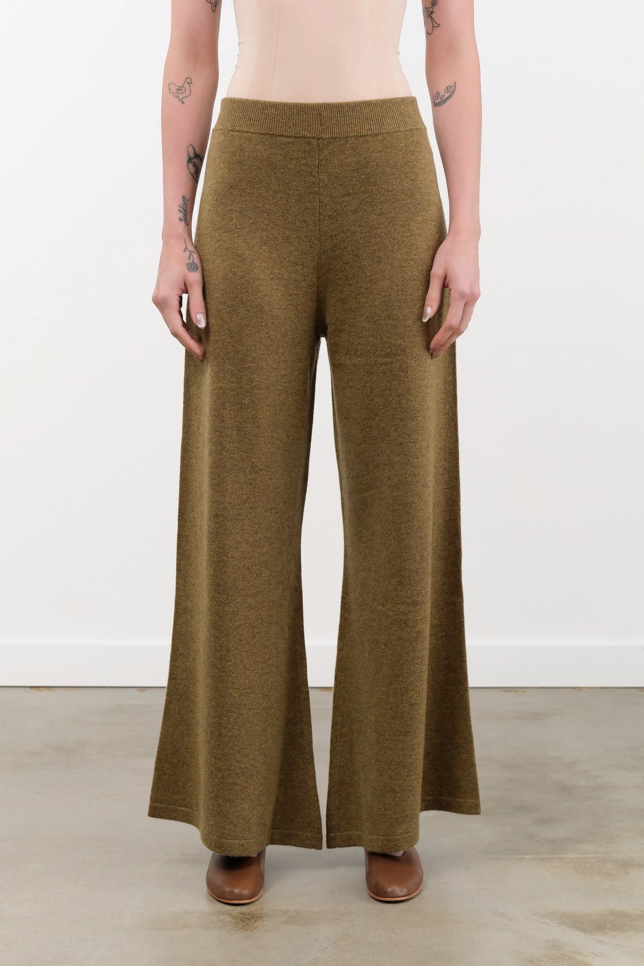 Rachel Comey Apparel Womens Knit Pants Jinx Pant in Mustard